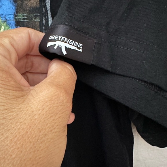 G59 Records Unisex Adult's Short-Sleeved Jewel Case Tee MP7 Black M NWOT, Rare - Picture 6 of 12